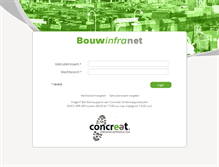 Tablet Screenshot of bouwinfranet.nl