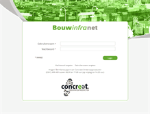Tablet Screenshot of dot.bouwinfranet.nl
